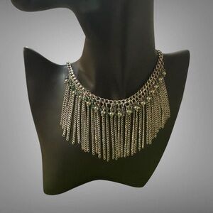 DIVINELY DIVA FRINGE NECKLACE